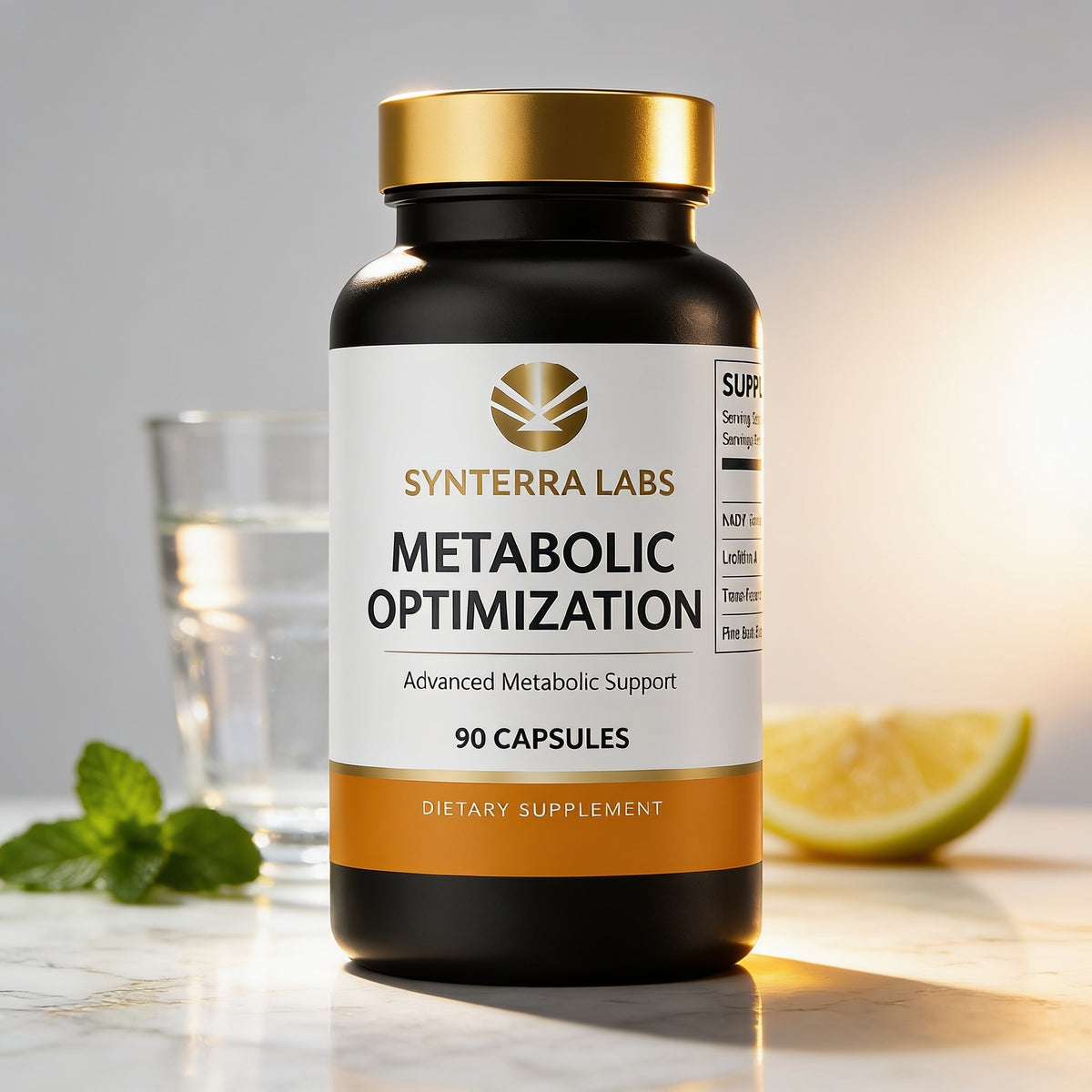 Metabolic Optimization supplement met 90 capsules van Synterra Labs